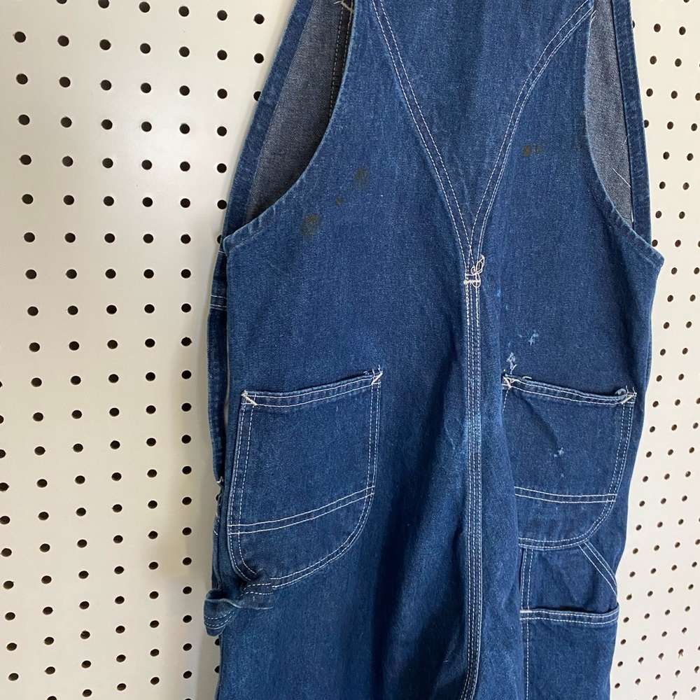 Carhartt Dark Blue Denim Women's Overalls - Picture 11 of 13